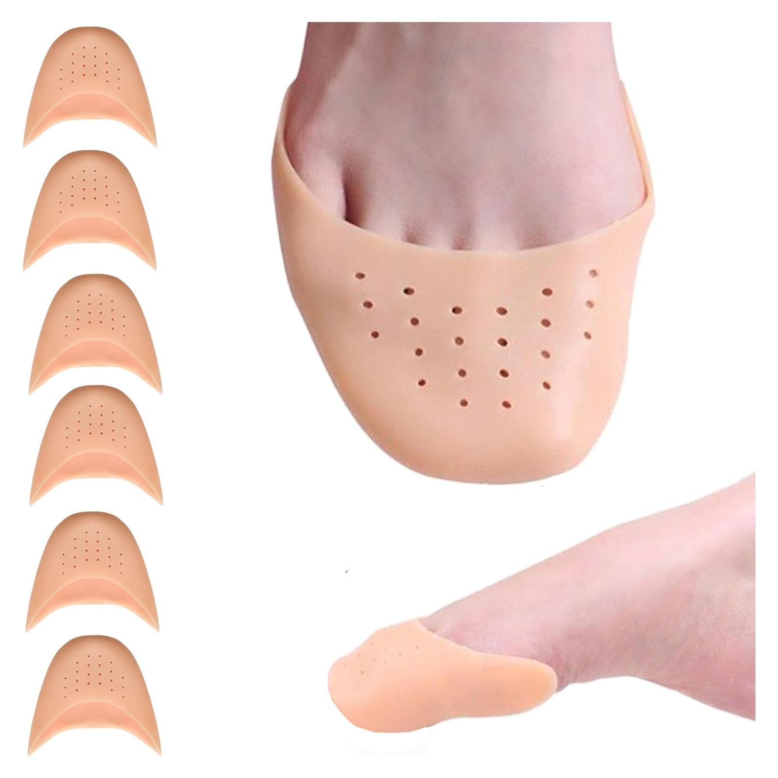 Protectores de Dedos de Silicona Misorita Beige - Almohadillas Reutilizables