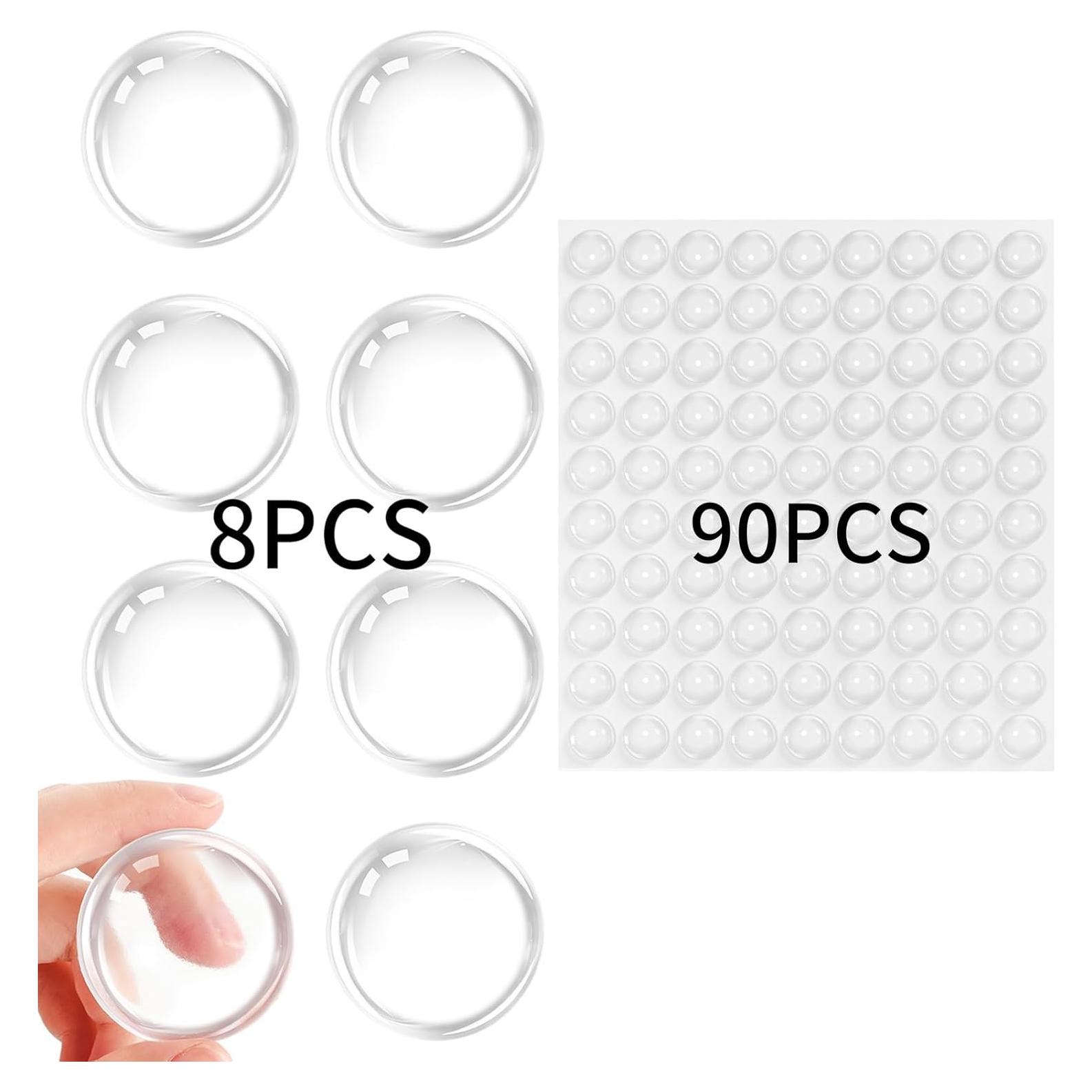 Topes de puerta y protectores de gabinete LveSunny 98Pcs