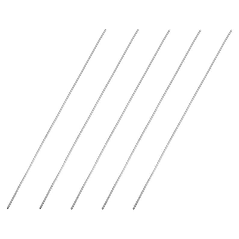 Varilla Redonda Sólida de Acero Inoxidable 304 Uxcell 1mm x 100mm - 5pcs