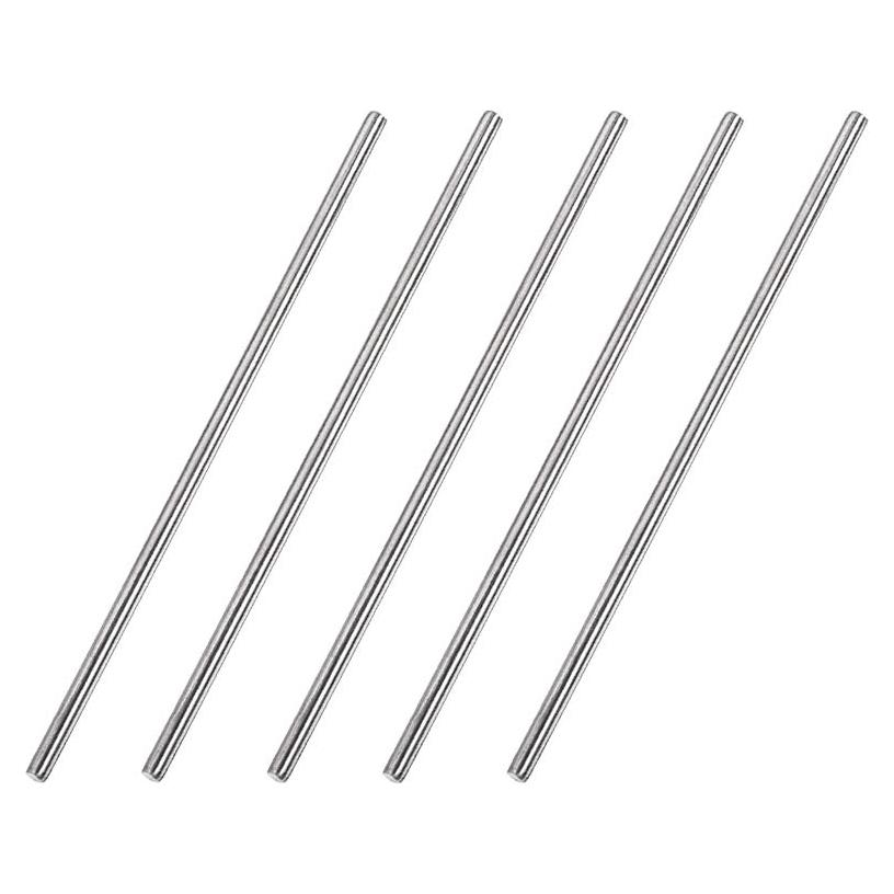 Varilla Redonda Sólida Acero Inoxidable 304 Uxcell 3mm x 100mm - 5pcs