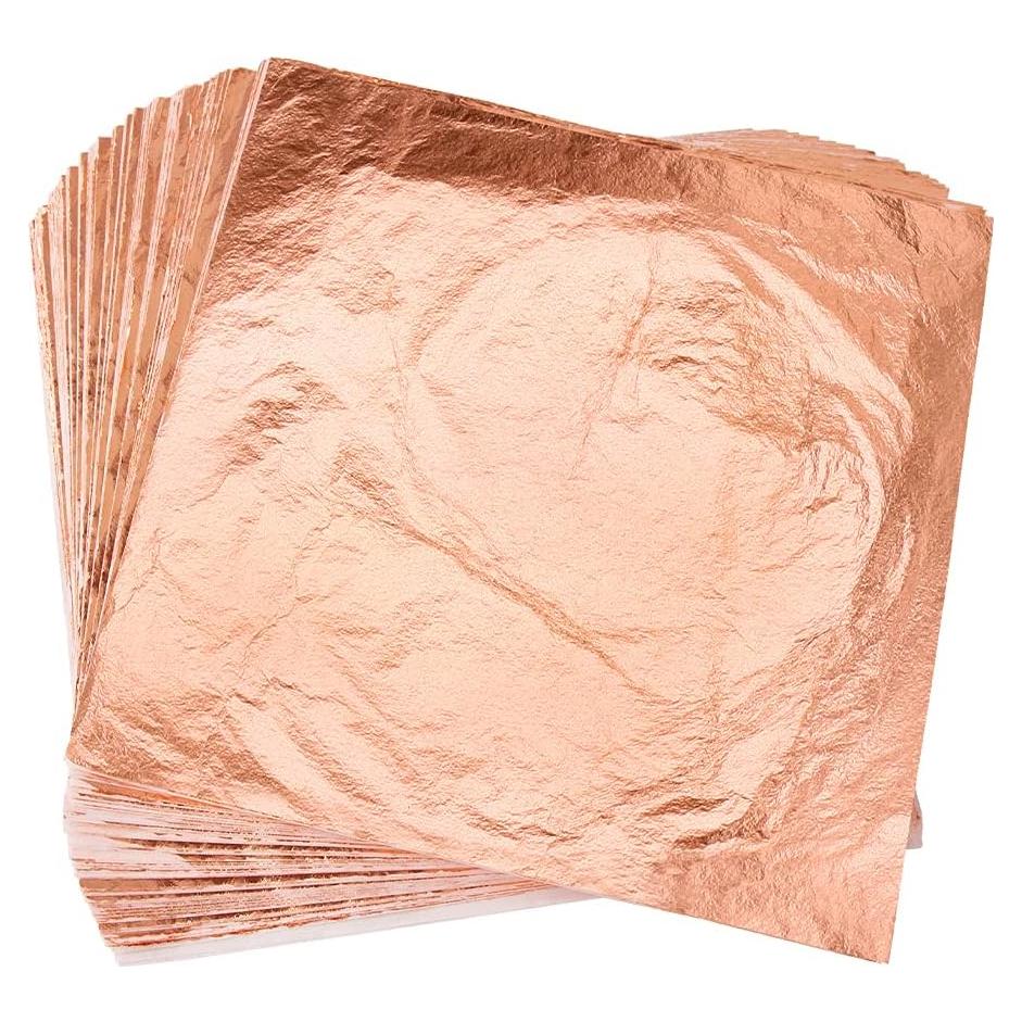 Hojas de Cobre Real Yong Bo 100 Piezas 16cm para Manualidades