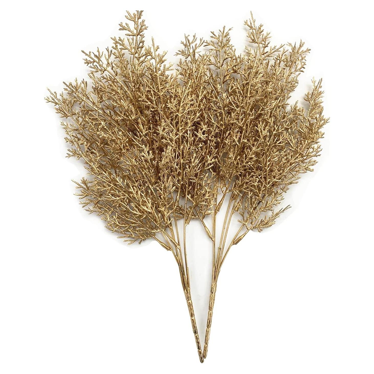 Ramas de Ramita Dorada CATTREE - 2 Paquete 36 cm Decoración