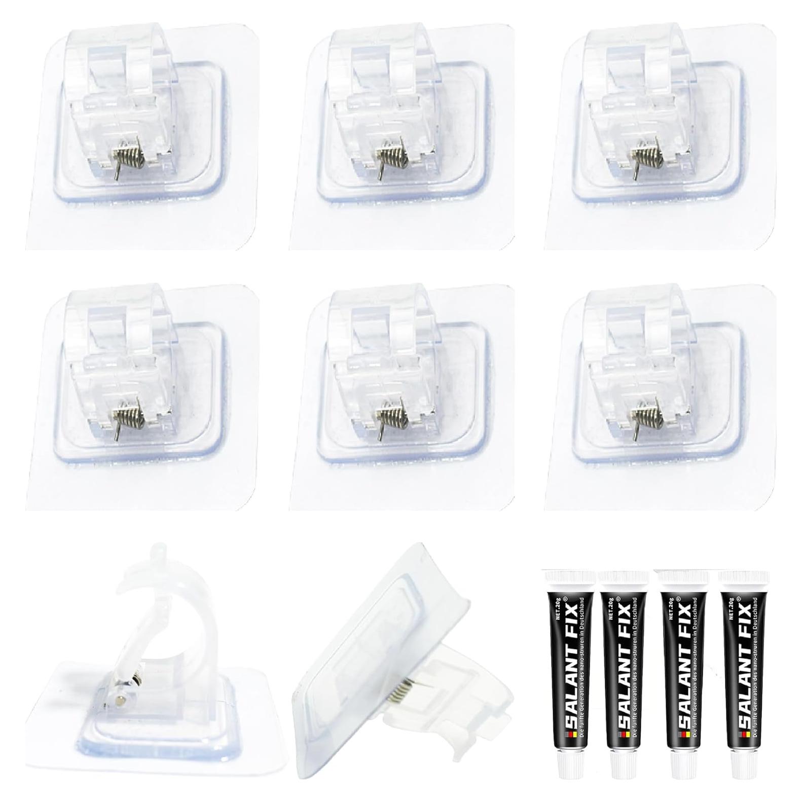 Ganchos Adhesivos MyyYiTar 8 Pcs Soporte Cortina 20kg