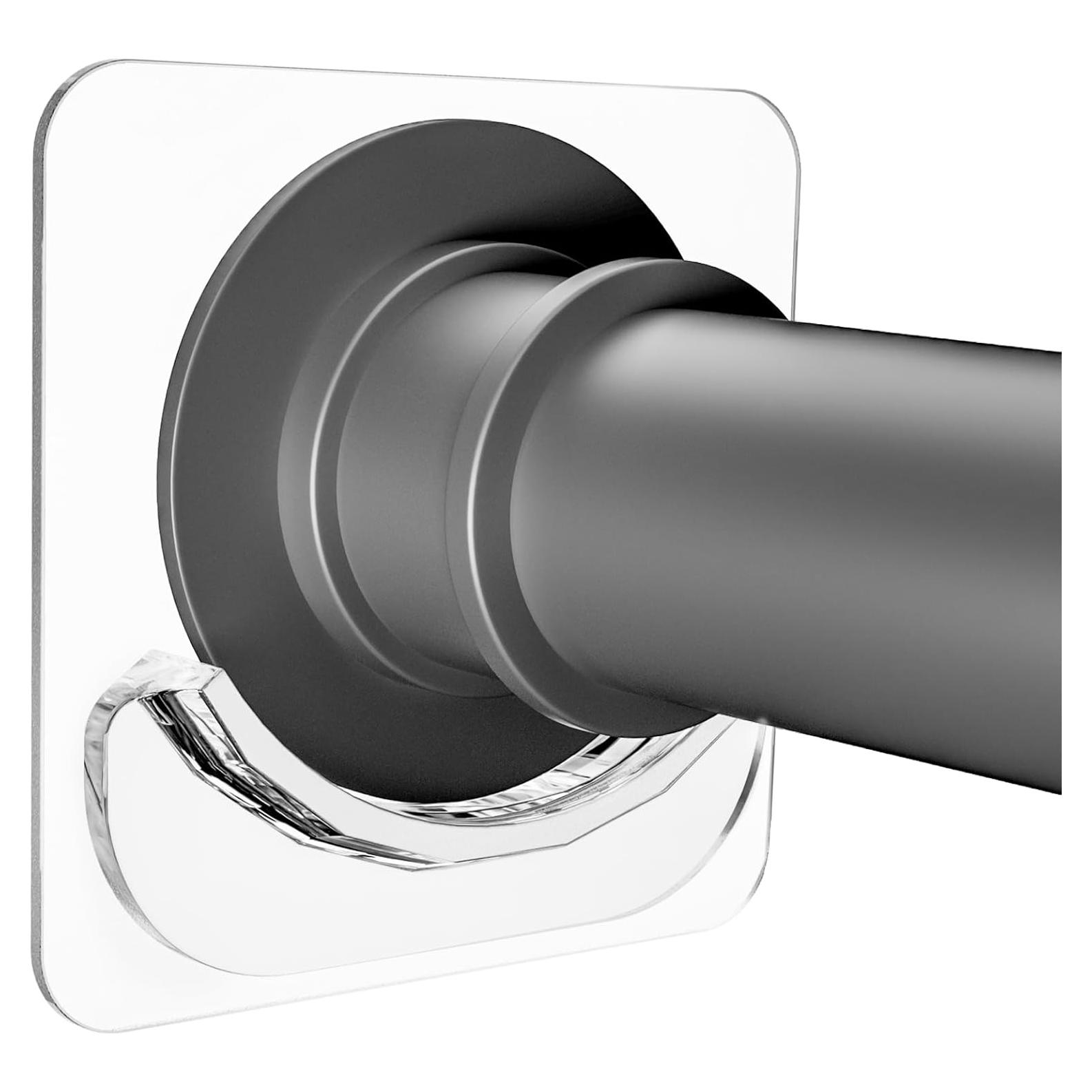 Soportes Adhesivos para Varilla de Cortina Antimbee - 2 Paquetes