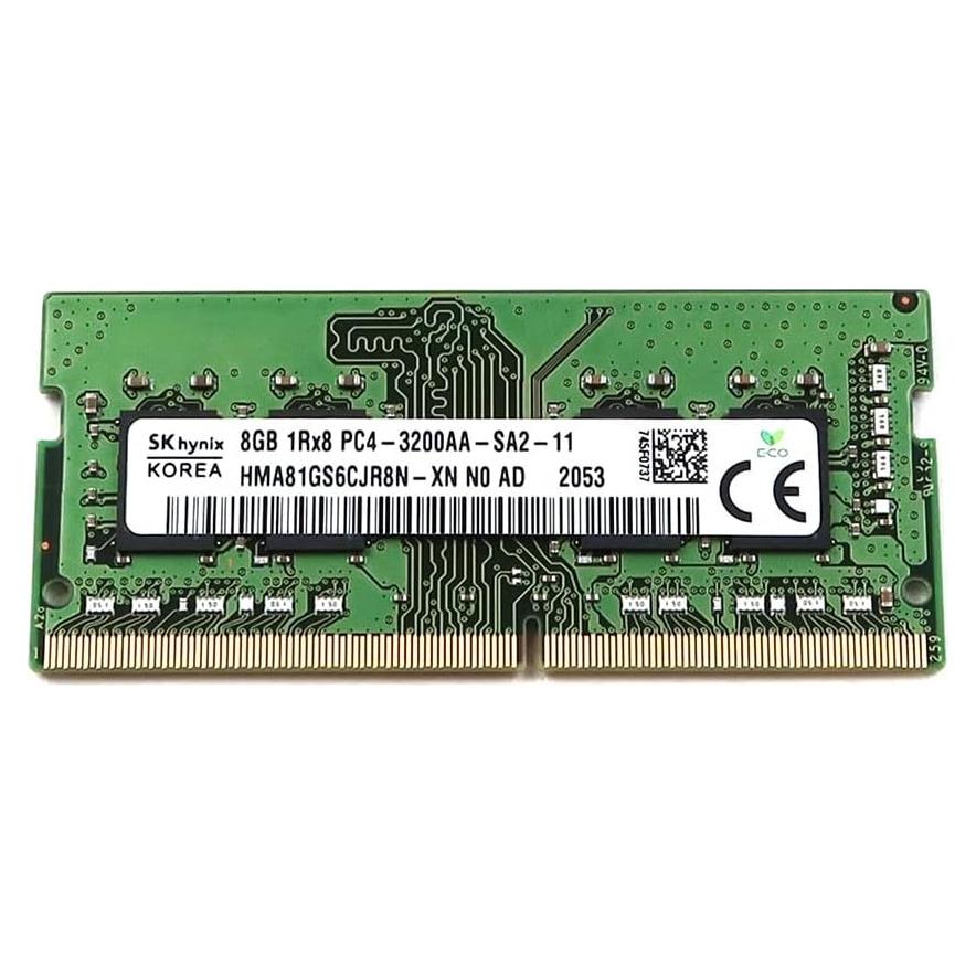 8GB SODIMM DDR4 3200 PC4 3200AA 1Rx8 HMA81GS6CJR8N-XN Laptop RAM Memory SO-DIMM for Dell HP Lenovo and Other Systems