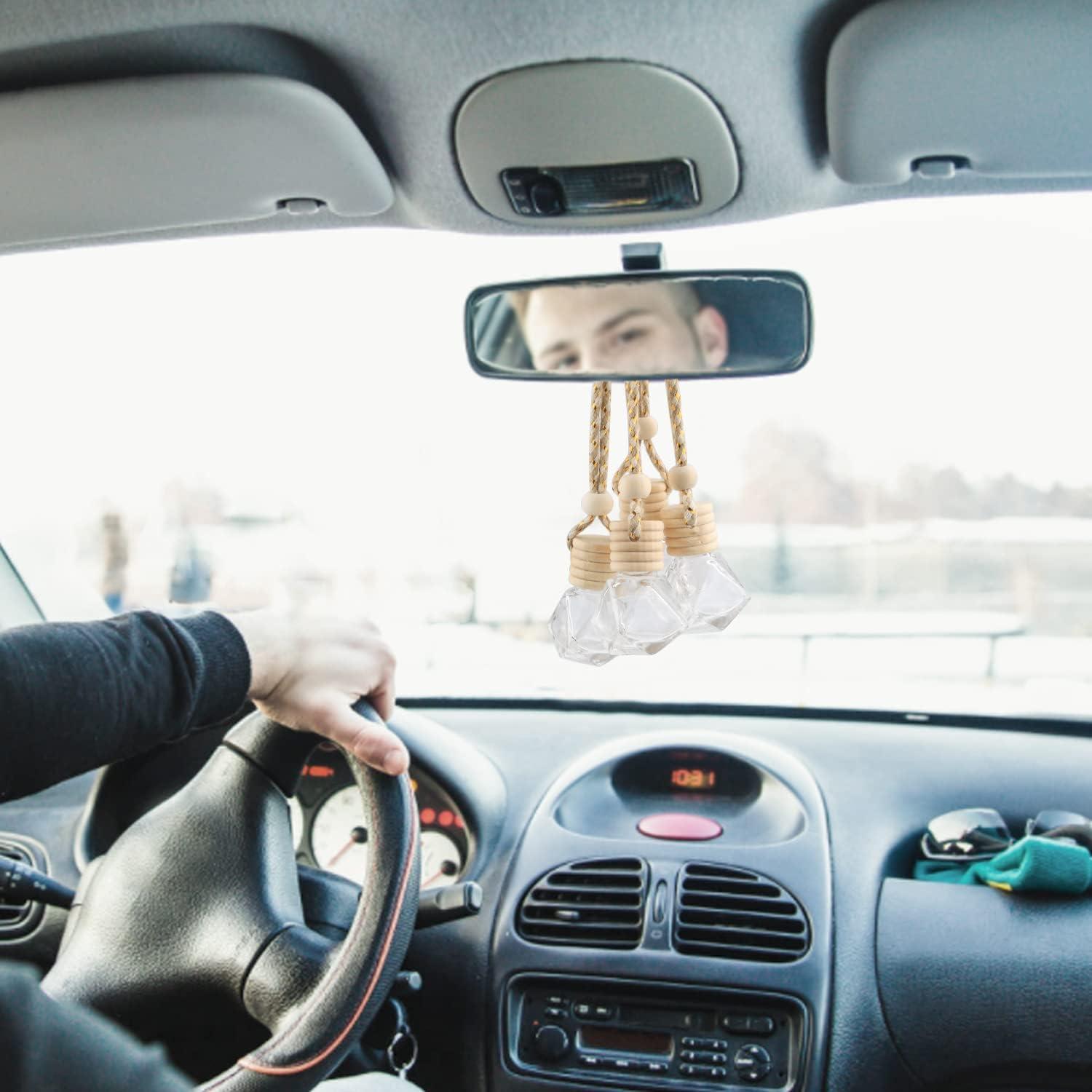 20 Botellas de Perfume de Vidrio 8ml para Coche DMuuuDM