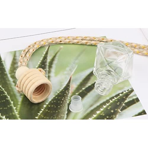 20 Botellas de Perfume de Vidrio 8ml para Coche DMuuuDM