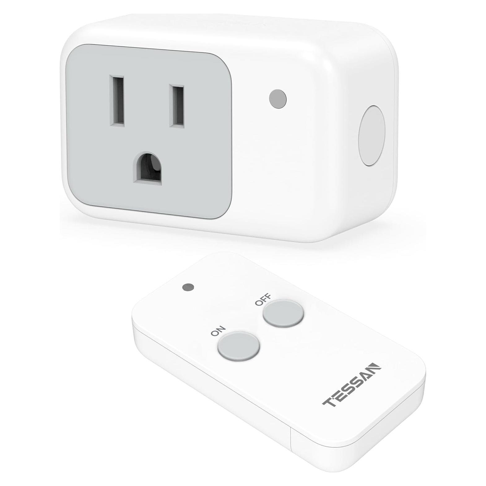 Enchufe de Control Remoto TESSAN 1250W 100ft Interior