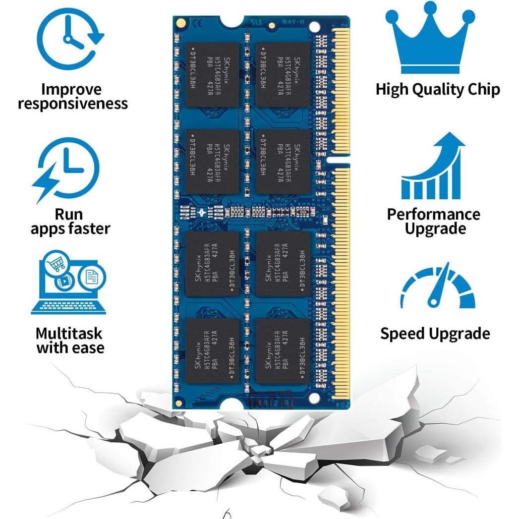 Memoria RAM 8GB DDR3L 1600MHz SODIMM Motoeagle 1.35V