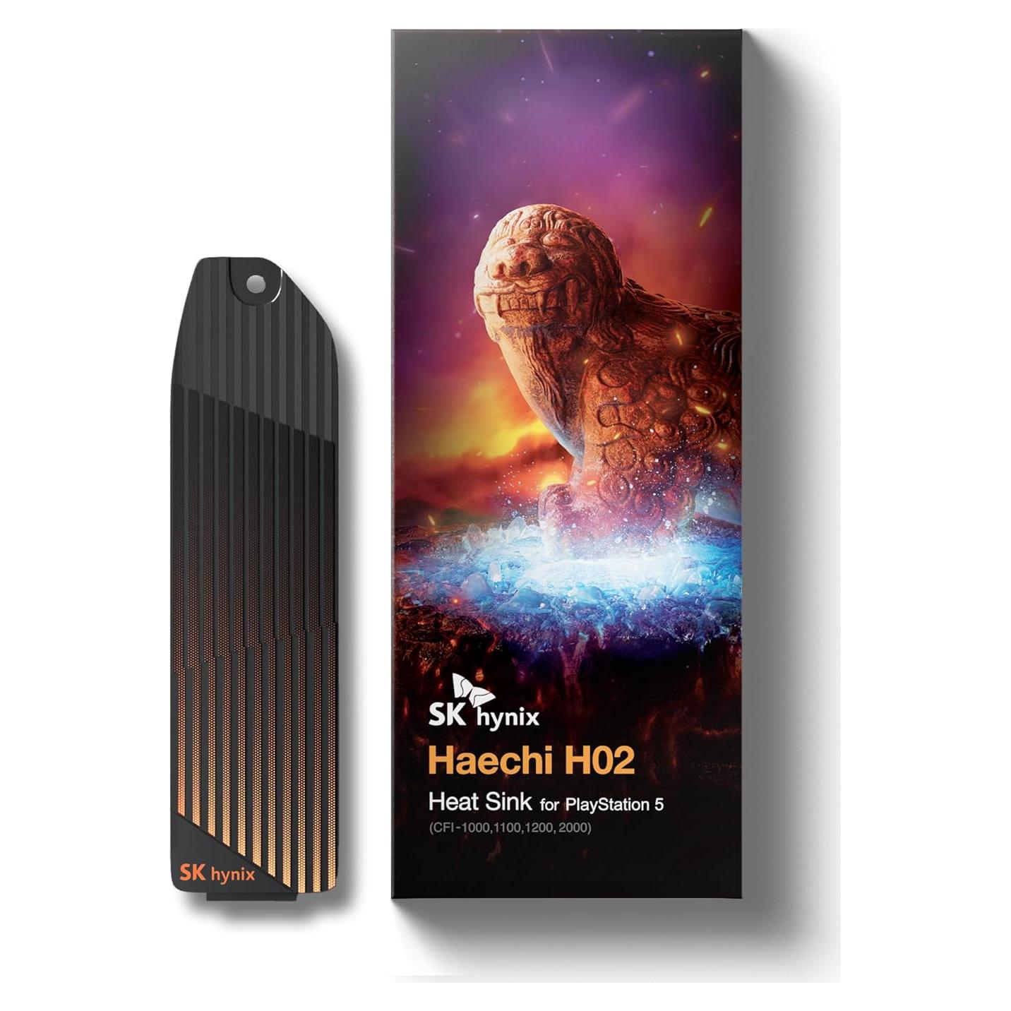 Disipador SK hynix Haechi H02 para SSD M.2 PS5 - Aluminio