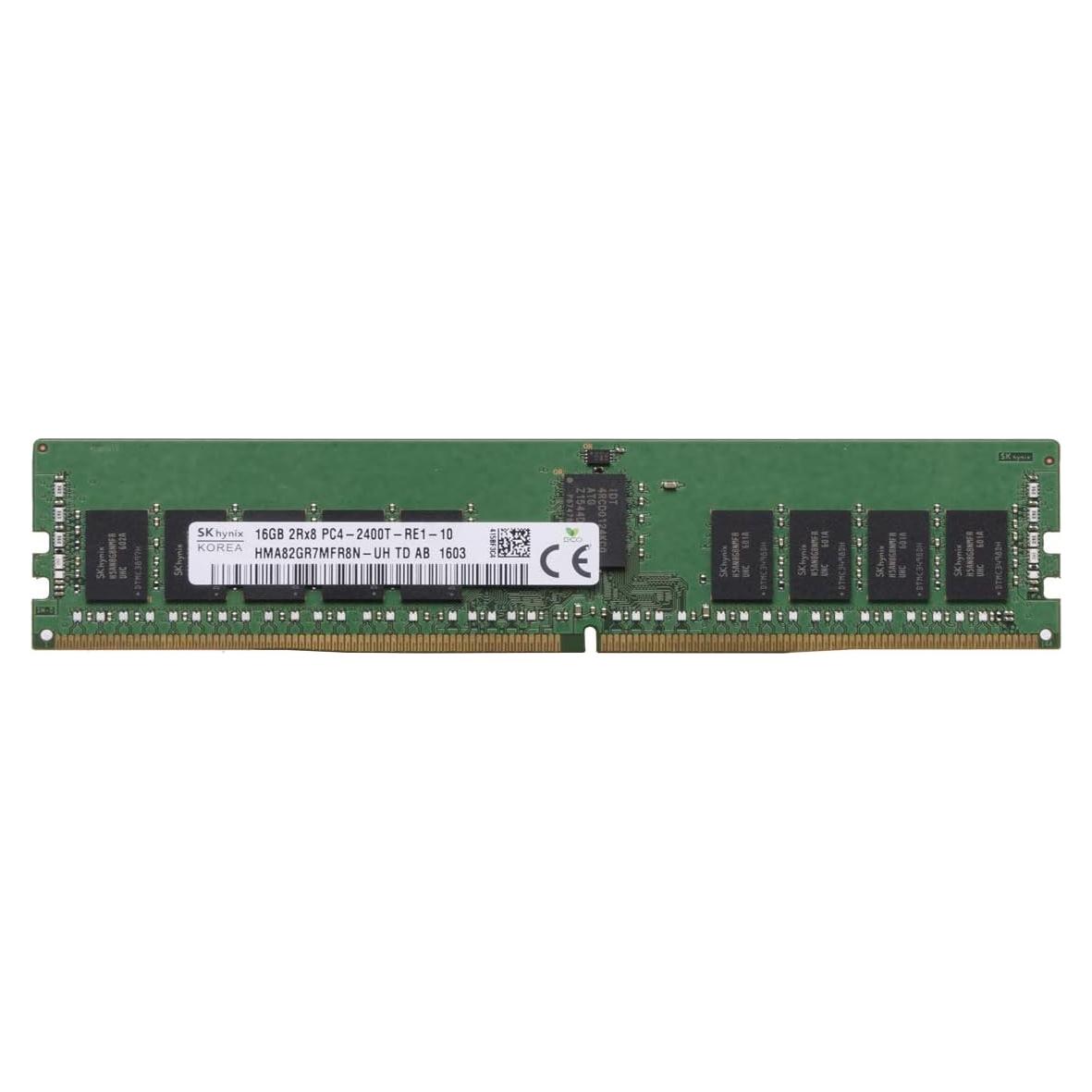 SK HYNIX 16GB HMA82GR7MFR8N-UH DDR4-2400 ECC RDIMM 2Rx8 PC4-19200T-R CL17 Server Memory
