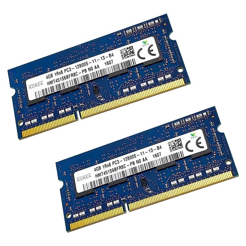 Memoria RAM Laptop Genérico 8GB (2x4GB) DDR3 SoDIMM 1600MHz