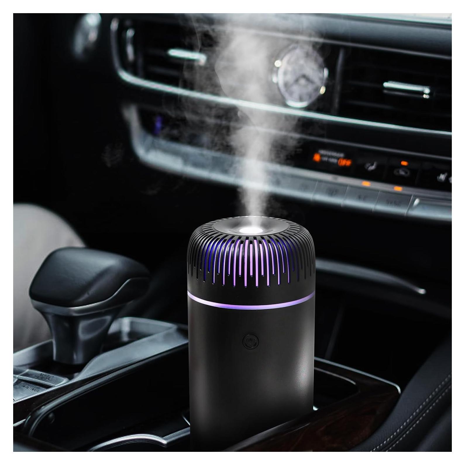 Difusor de Coche Genérico 100ML Ultrasonico USB Negro