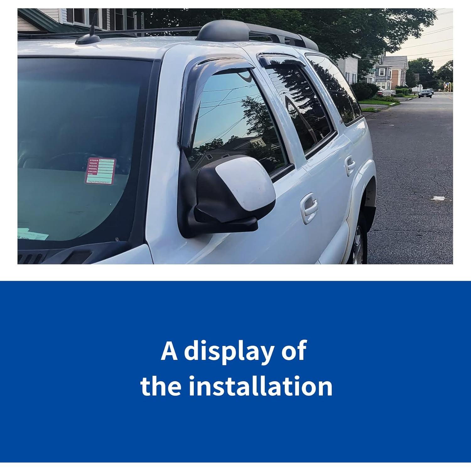 Deflectores de Ventana GLDIFA Ahumados para Toyota RAV4 2001-2005