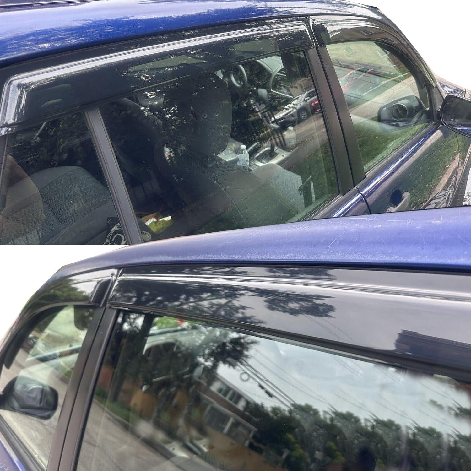 Deflectores de Ventana GLDIFA Ahumados para Toyota RAV4 2001-2005