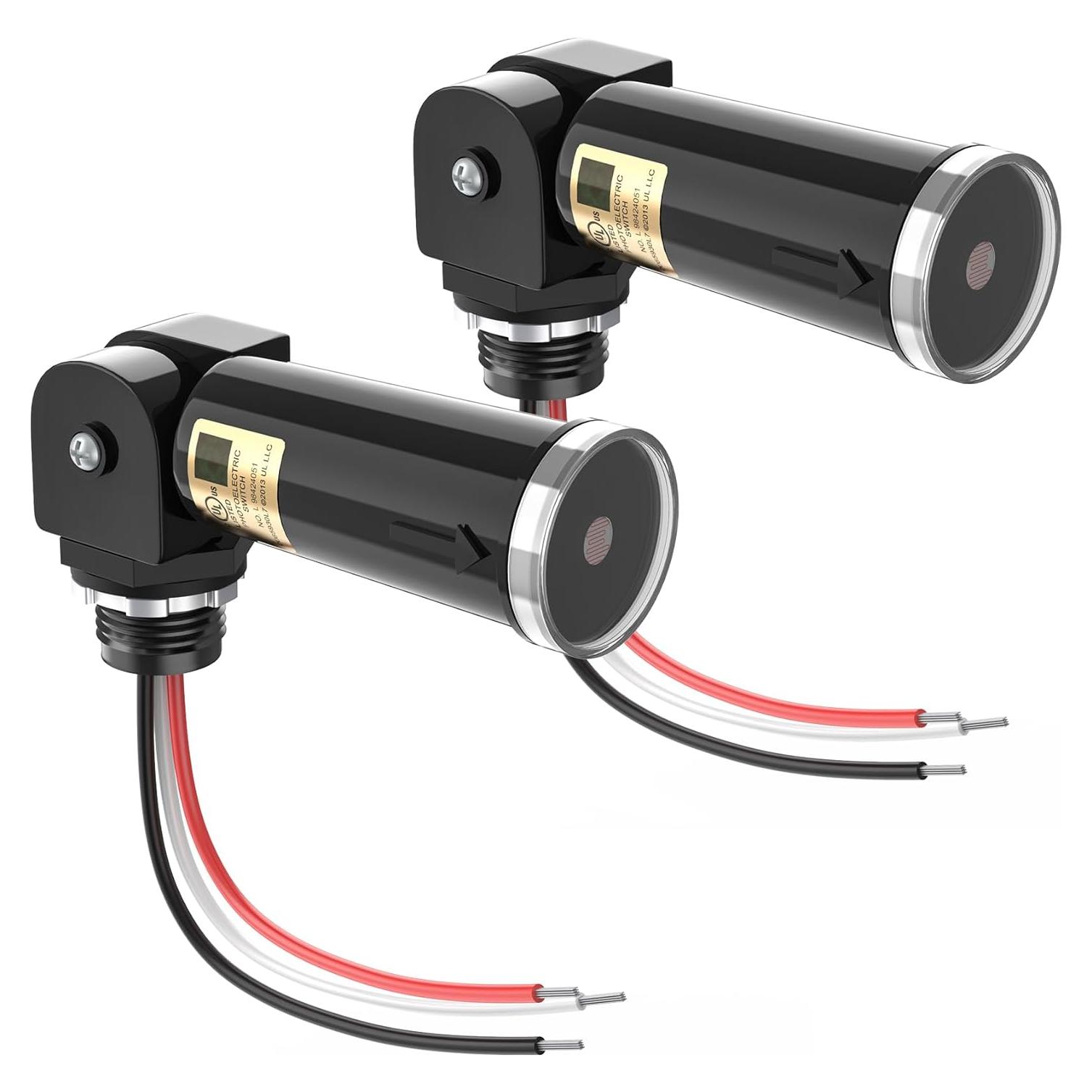 Sensor Fotoeléctrico Dusk to Dawn Genérico 120-277VAC IP65