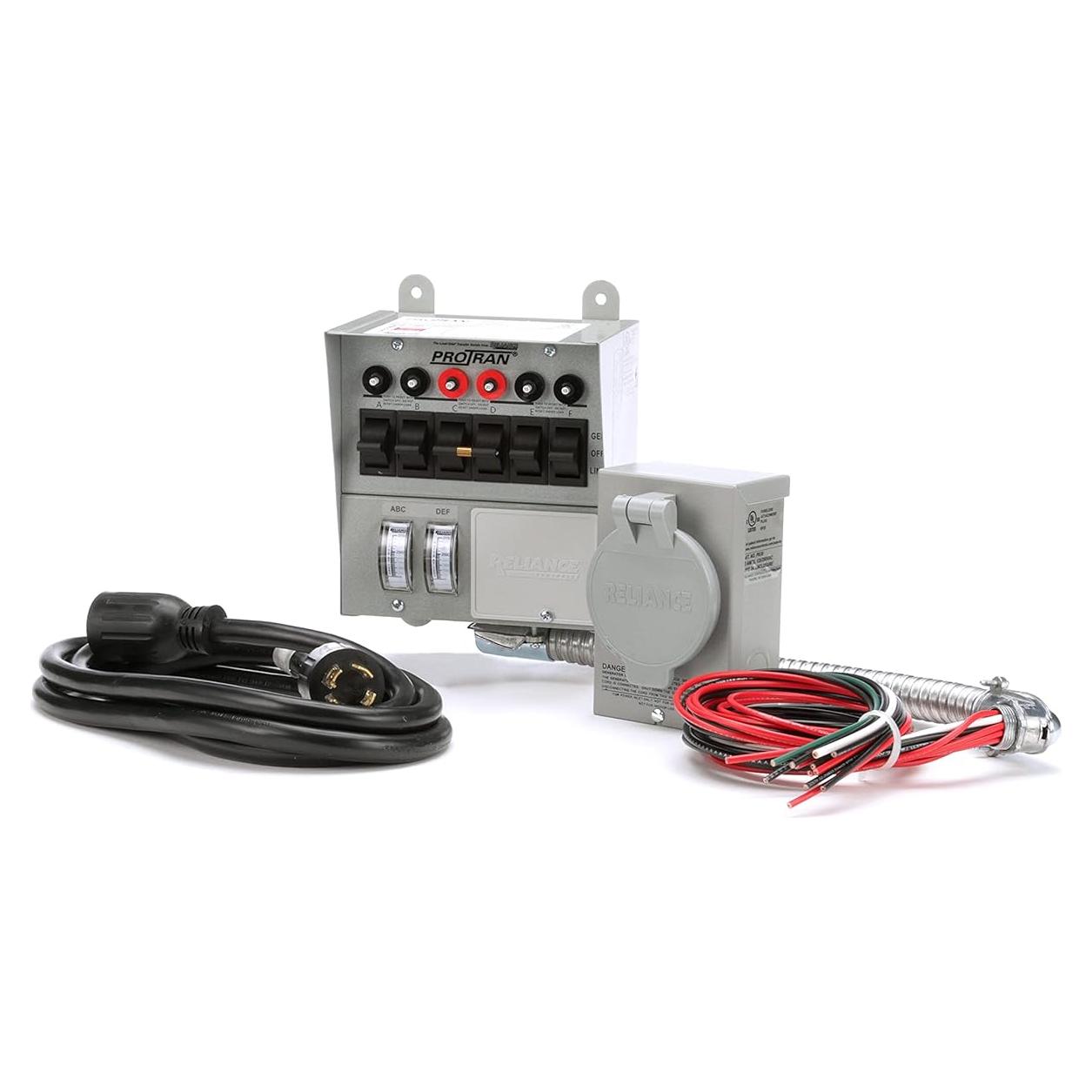 Kit Interruptor de Transferencia 30A 6 Circuitos Reliance 31406CWK