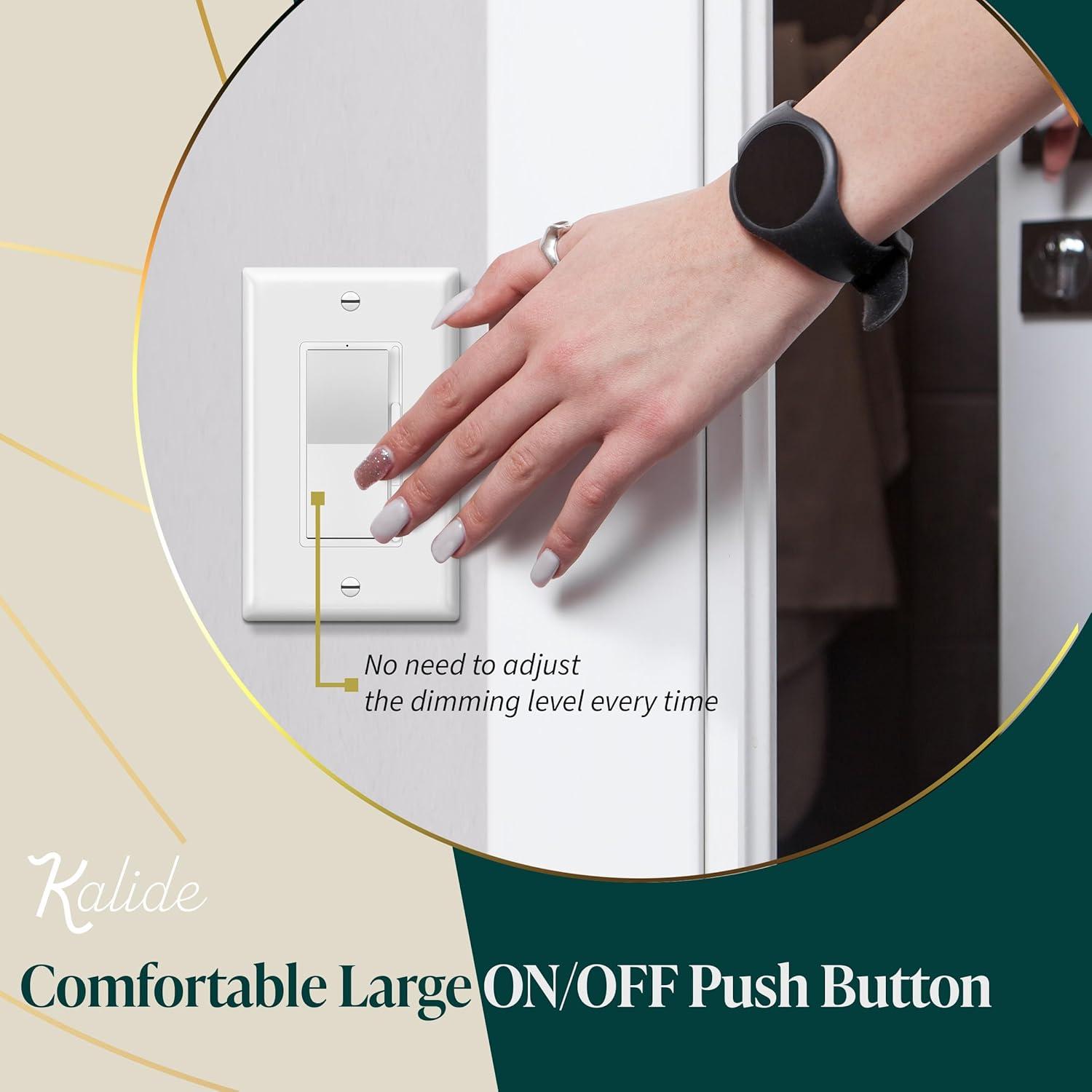 Interruptor Regulador de Luz LED Kalide Top Greener 300W Blanco