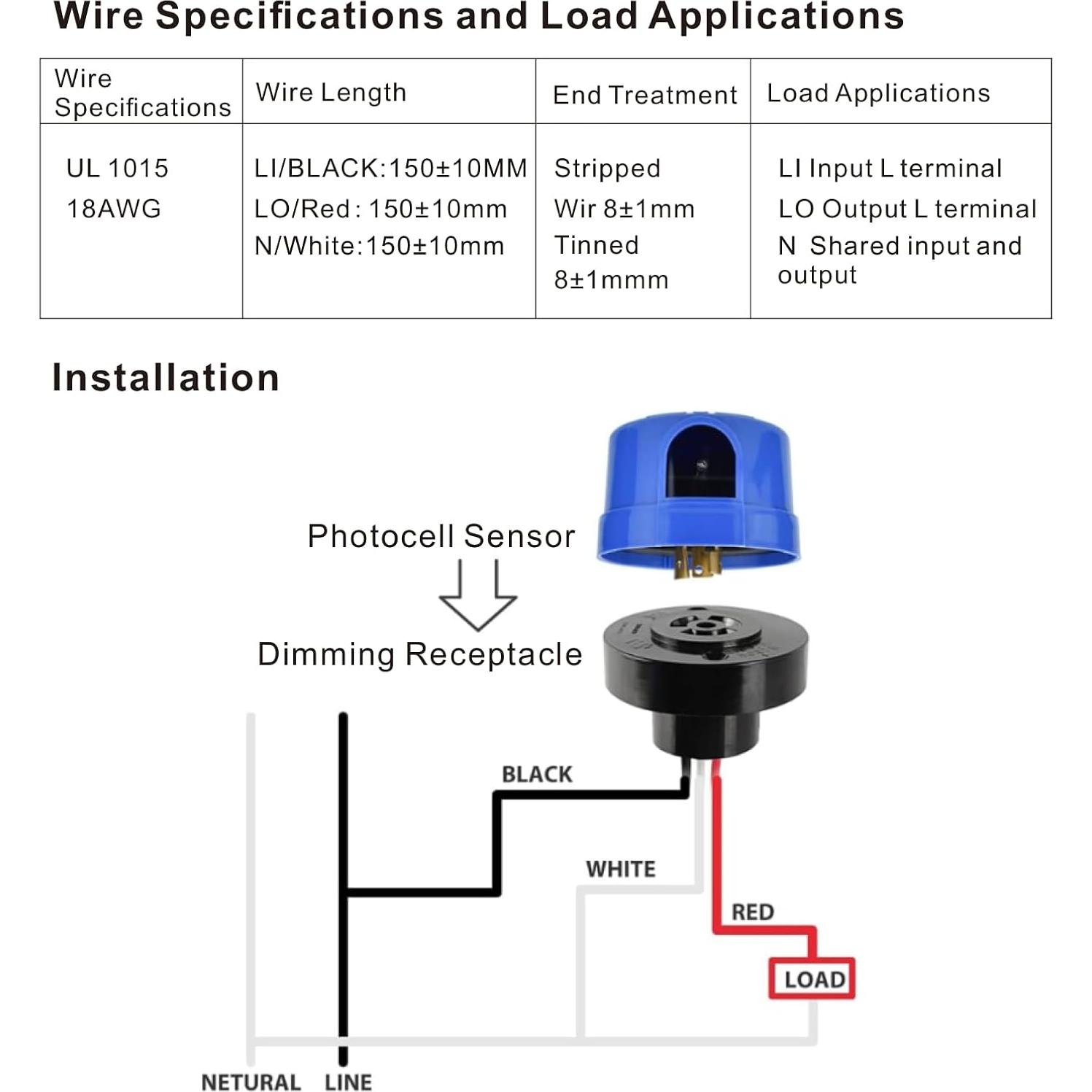 Sensor de Fotocélula AIKVSXER OJ-M715-B IP66 con Base