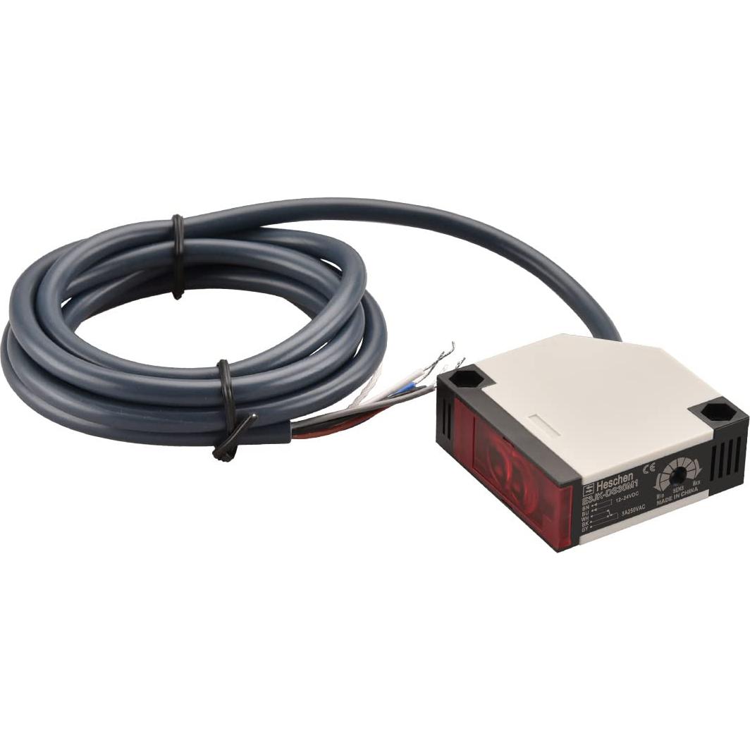 Sensor Fotoeléctrico Heschen E3JK-DS30M1 DC12-24V Tipo Difuso 30cm