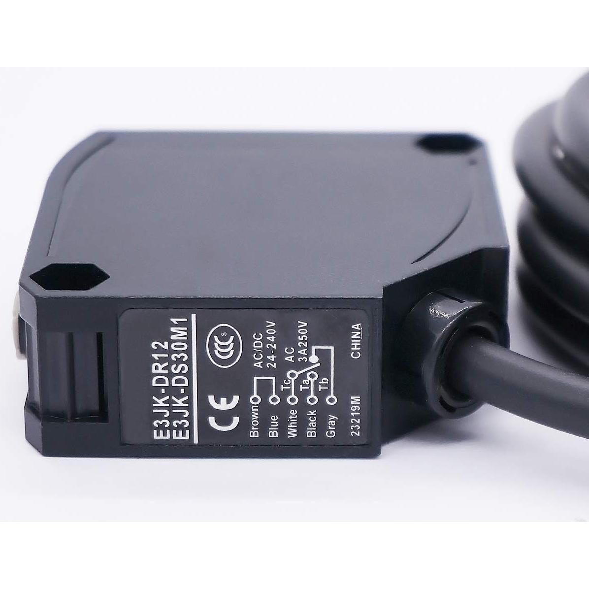 Sensor Fotoeléctrico Infrarrojo Twidec E3JK-DR12 0-80CM