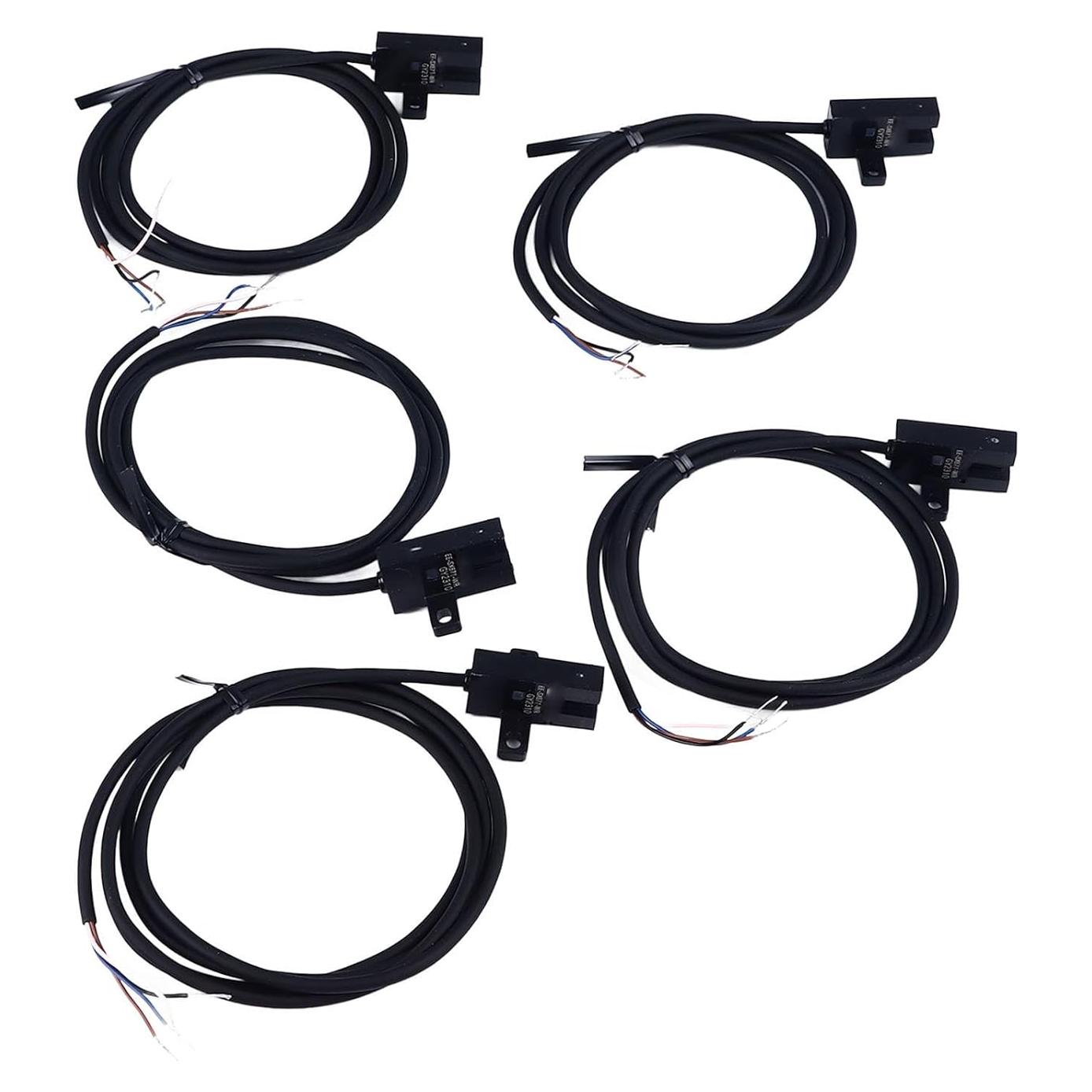 5 Sensores Fotoeléctricos NPN WALFRONT DC 5-24V Ranura U