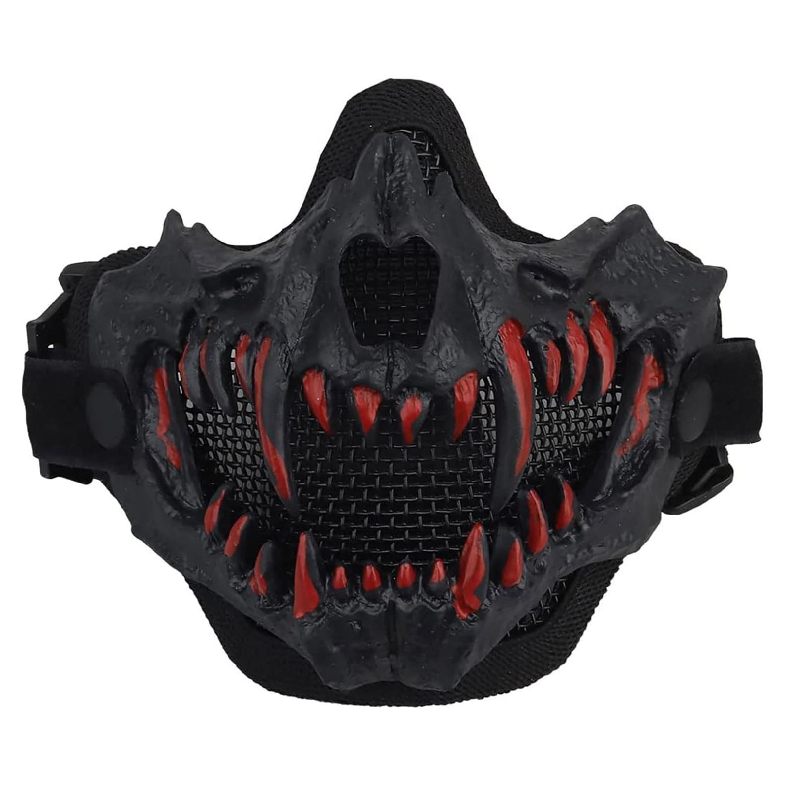 Máscara Táctica de Medio Rostro FantasyGears Calavera Airsoft