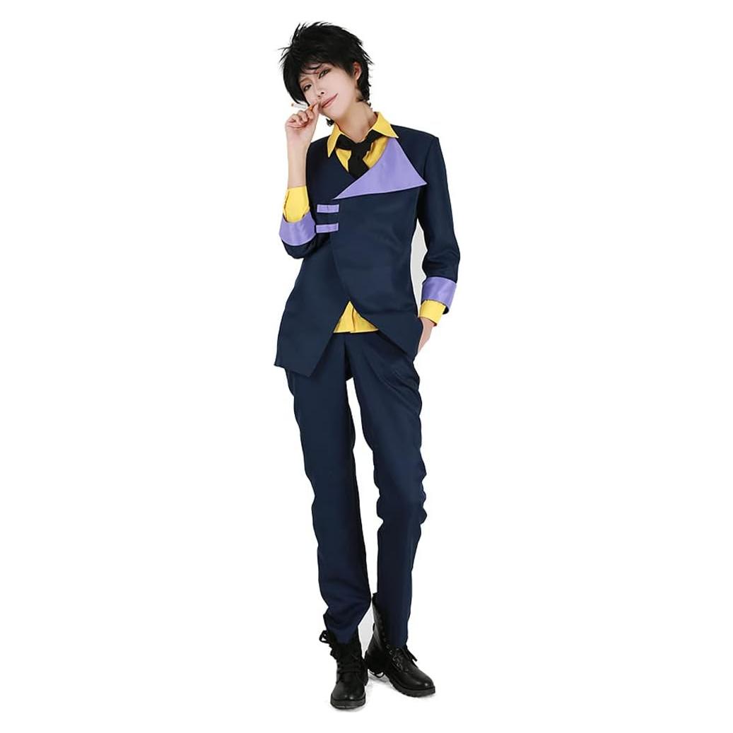 Disfraz de Anime para Hombres Miccostumes Spike Spiegel Azul