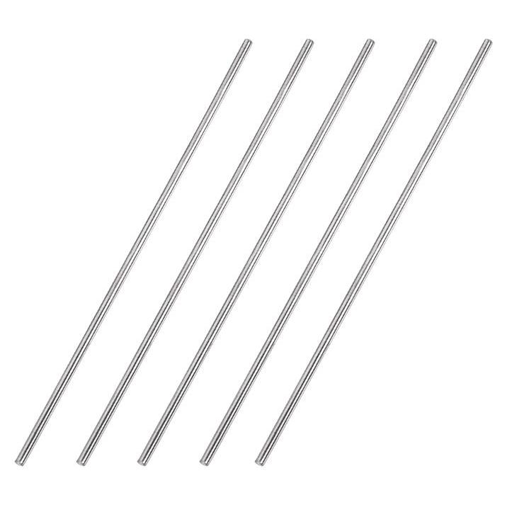 Varilla Redonda Sólida Acero Inoxidable 304 Uxcell 2mm 100mm - 5pcs