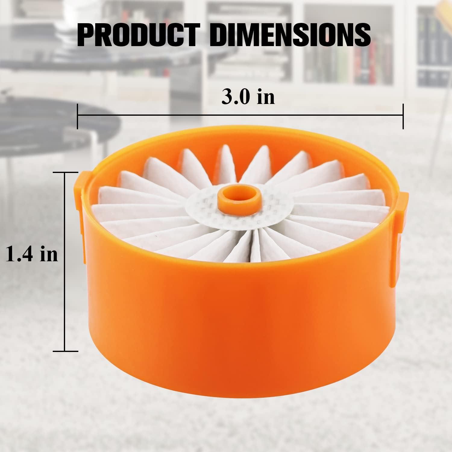 Filtro Reemplazo para Aspiradora Black & Decker BSV2020, 6 Pzs