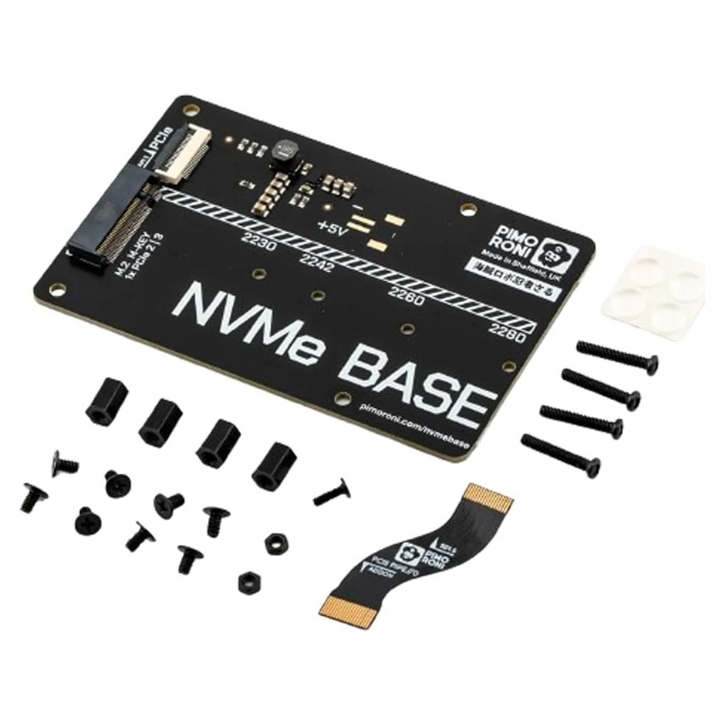 Base NVMe para Raspberry Pi 5 AAAwave PCIe M.2 2230-2280