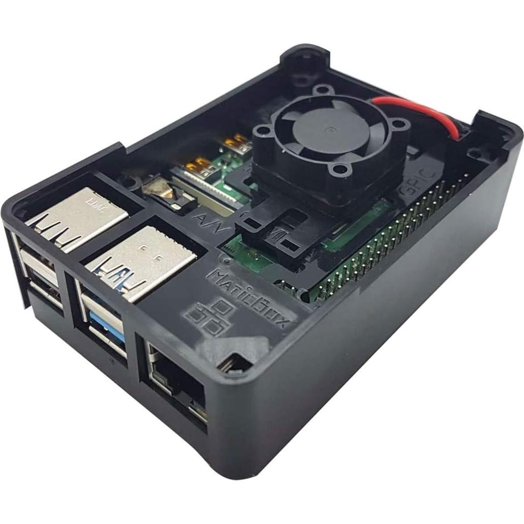 Caja MaticBox4 para Raspberry Pi 4 - Apilable y Montable