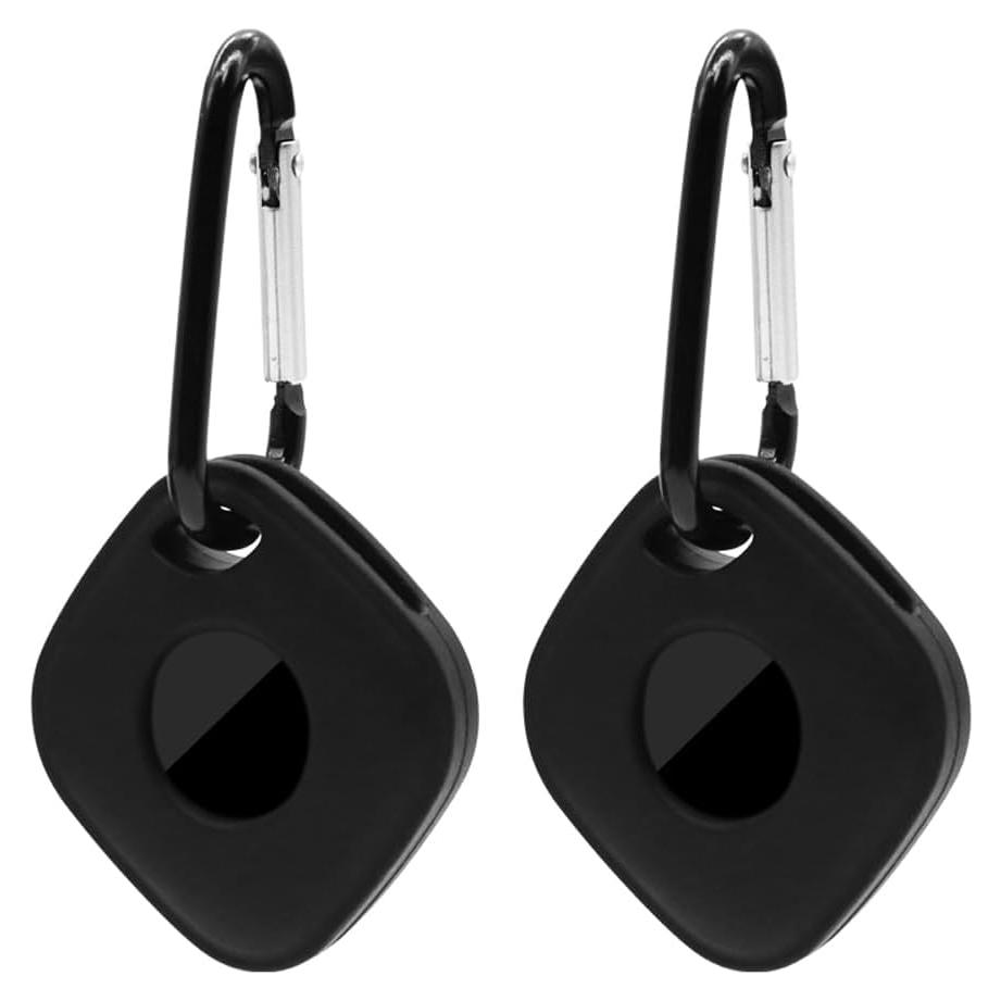 Funda de Silicona para Tile Mate 2024 con Mosquetón - Negro