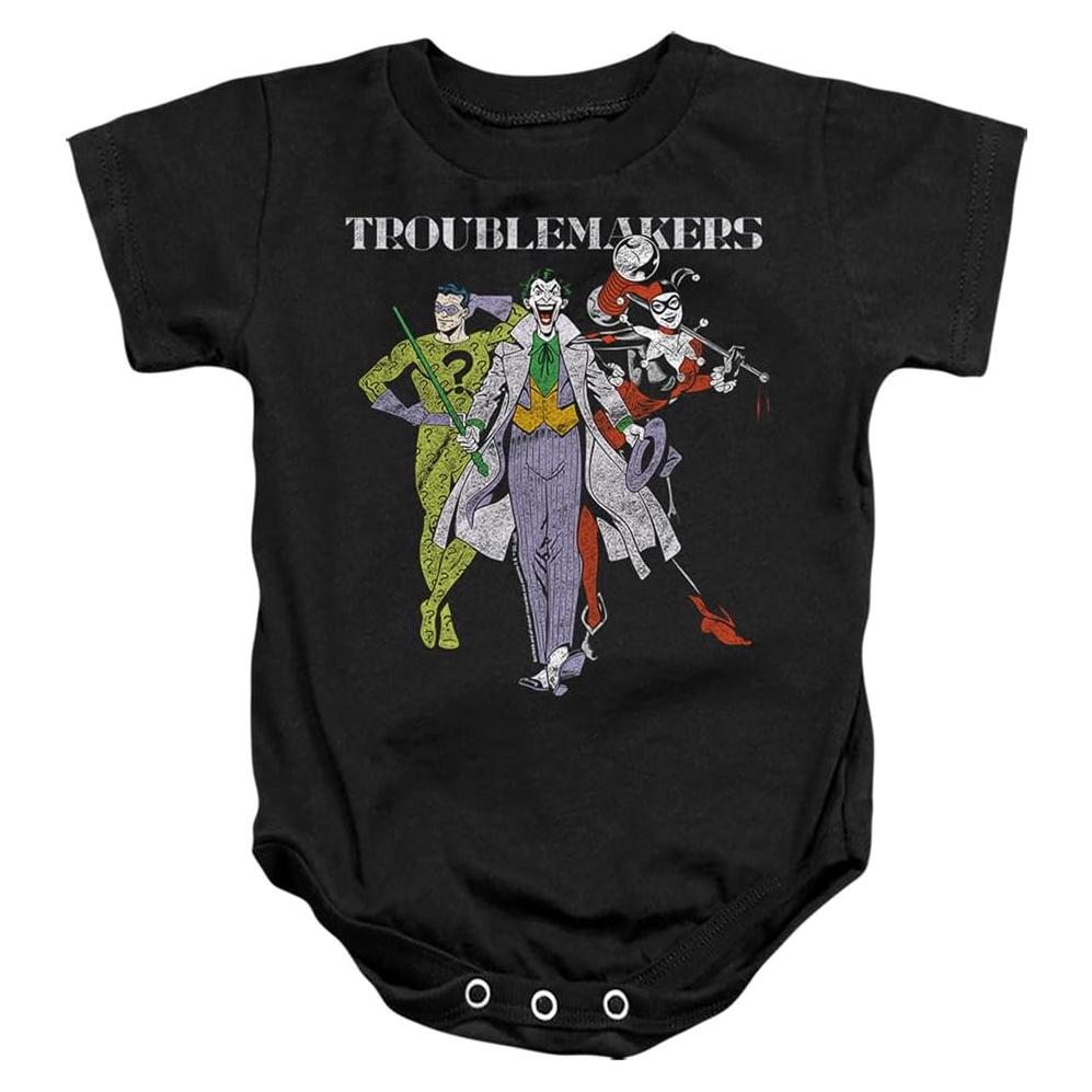 Body Unisex Bebé Batman Original Gangsters 6 Meses Negro