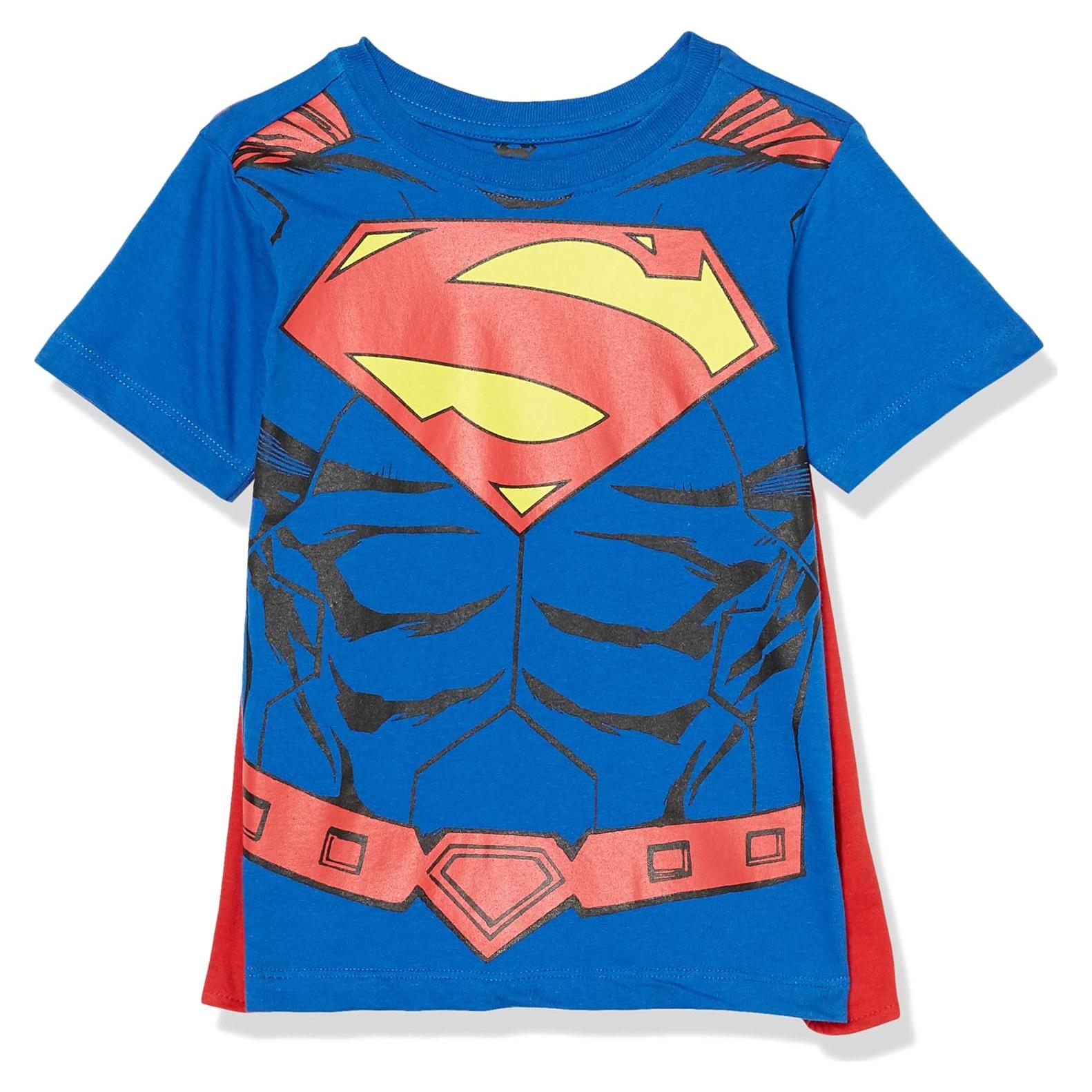 Camiseta Superman para Niños 2T con Capa DC Comics
