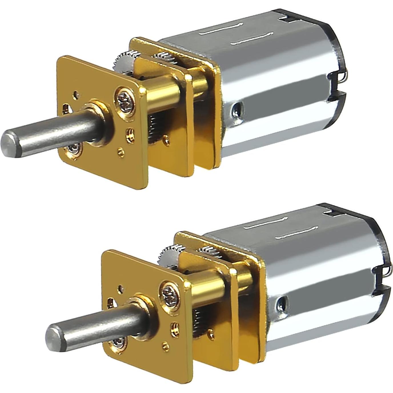 2 Piezas Motor de Reducción de Velocidad N20 DC 6V 30RPM