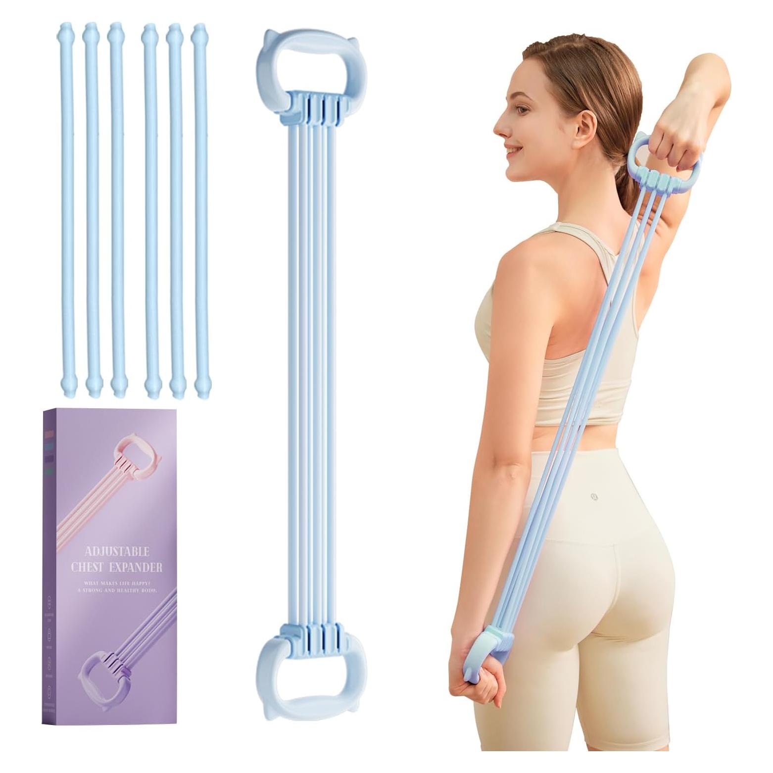 Bandas de Resistencia KZ-ADRP 6 Tubos Ajustables para Fitness