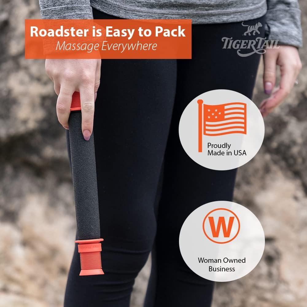 Rodillo de Masaje Tiger Tail 28cm - Alivio Muscular Portátil