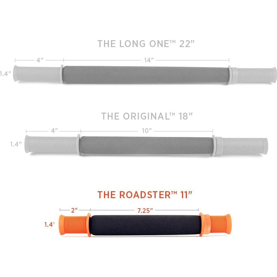 Rodillo de Masaje Tiger Tail 28cm - Alivio Muscular Portátil
