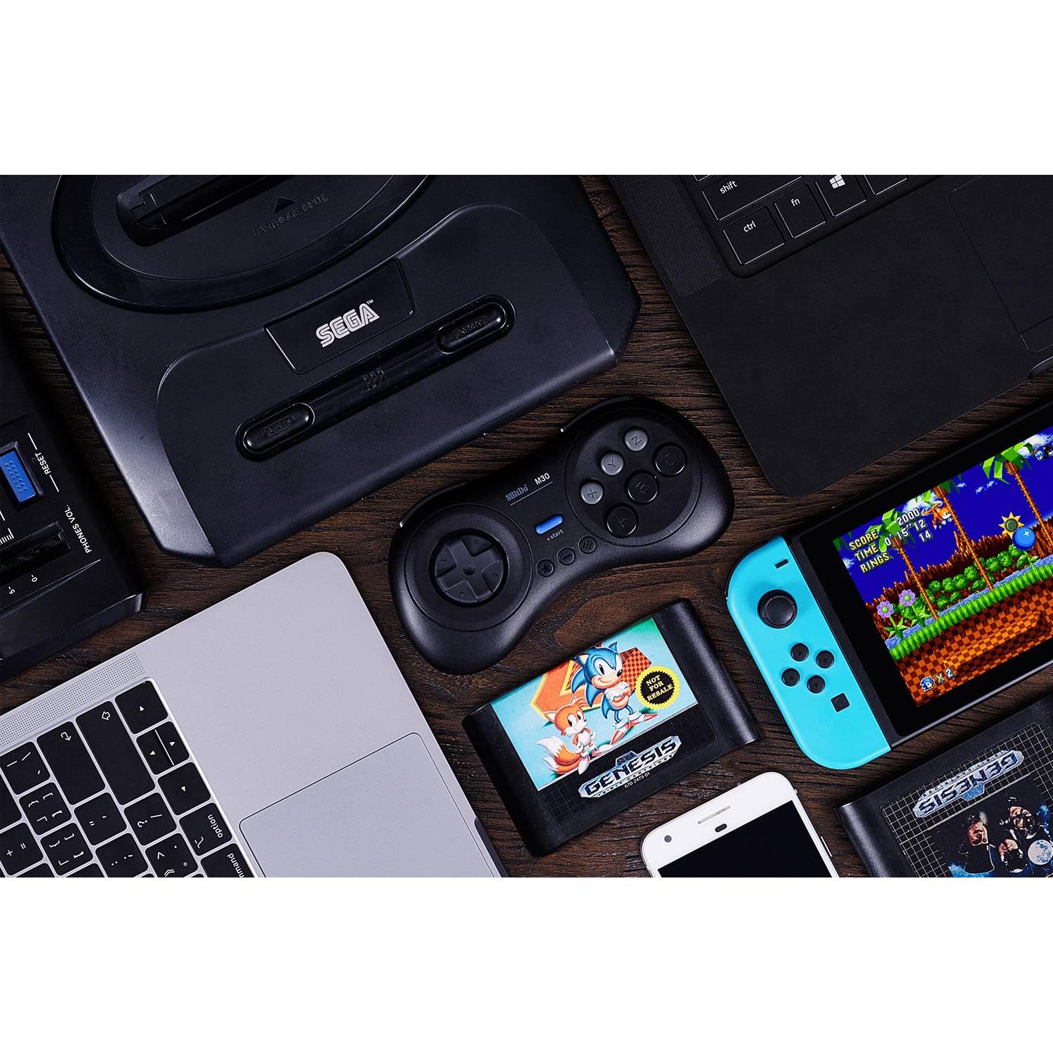 Controlador Inalámbrico Bluetooth 8Bitdo M30 Retro Sega Genesis