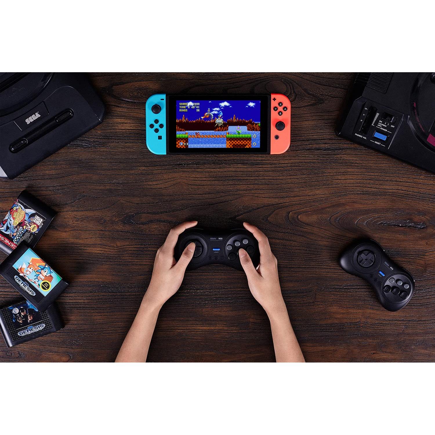 Controlador Inalámbrico Bluetooth 8Bitdo M30 Retro Sega Genesis
