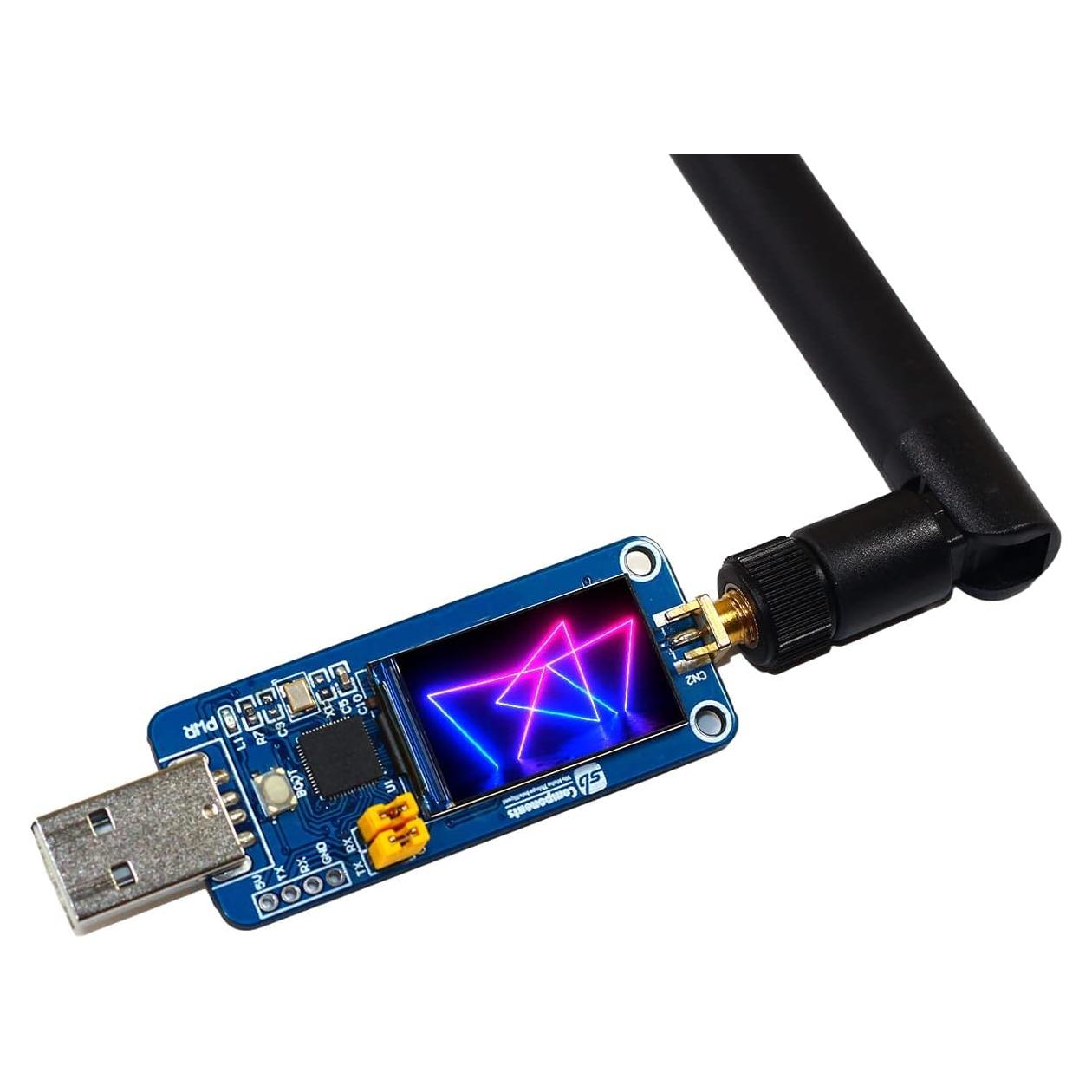 RangePi - LoRa & RP2040 USB Stick, Portable LoRa Dongle Based on Raspberry Pi 2040 Smart Data Transmission Module - Transmission up to 5 KM (433MHz)