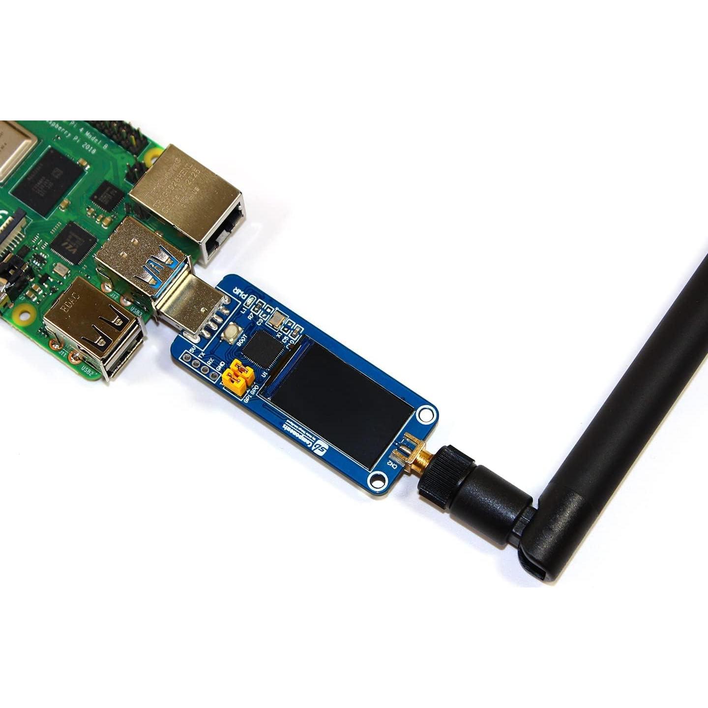 RangePi - LoRa & RP2040 USB Stick, Portable LoRa Dongle Based on Raspberry Pi 2040 Smart Data Transmission Module - Transmission up to 5 KM (433MHz)