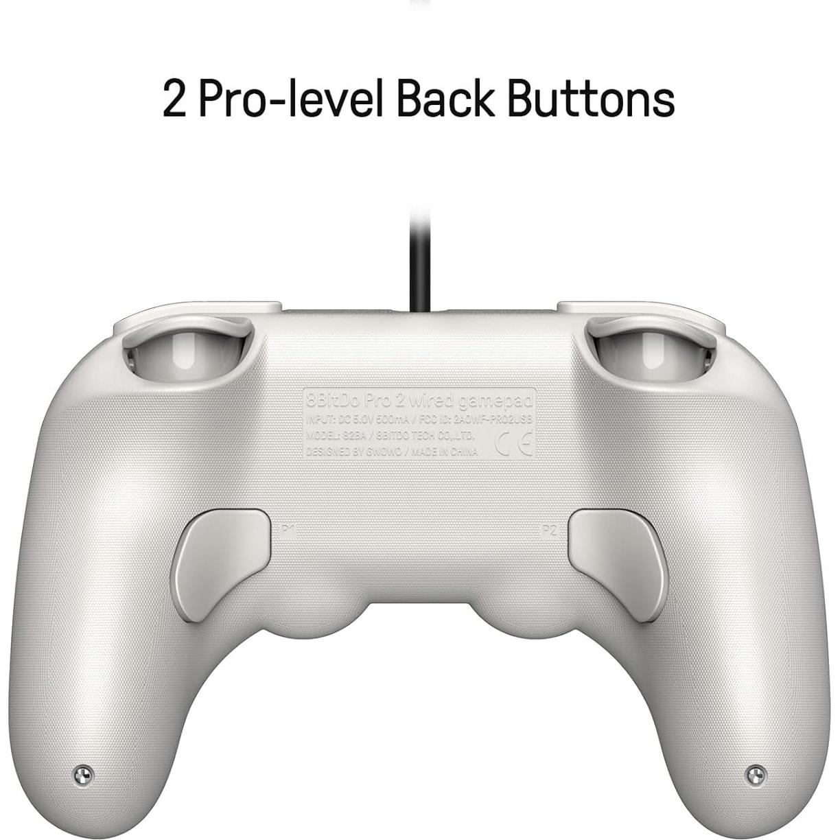 Controlador con cable 8Bitdo Pro 2 para Switch y PC - G Glassic