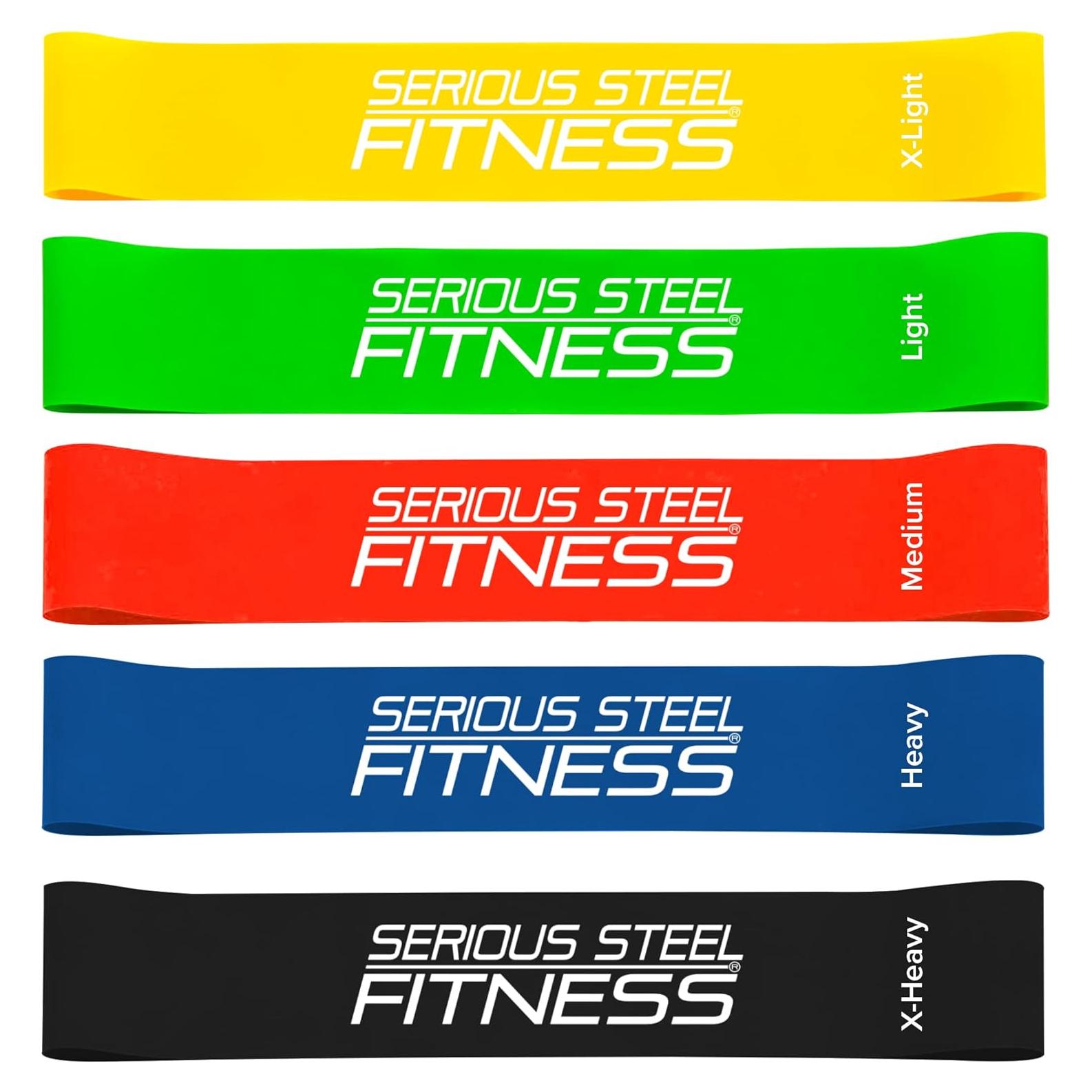 Bandas de Resistencia Mini Serious Steel 30.48 cm - 5 Niveles