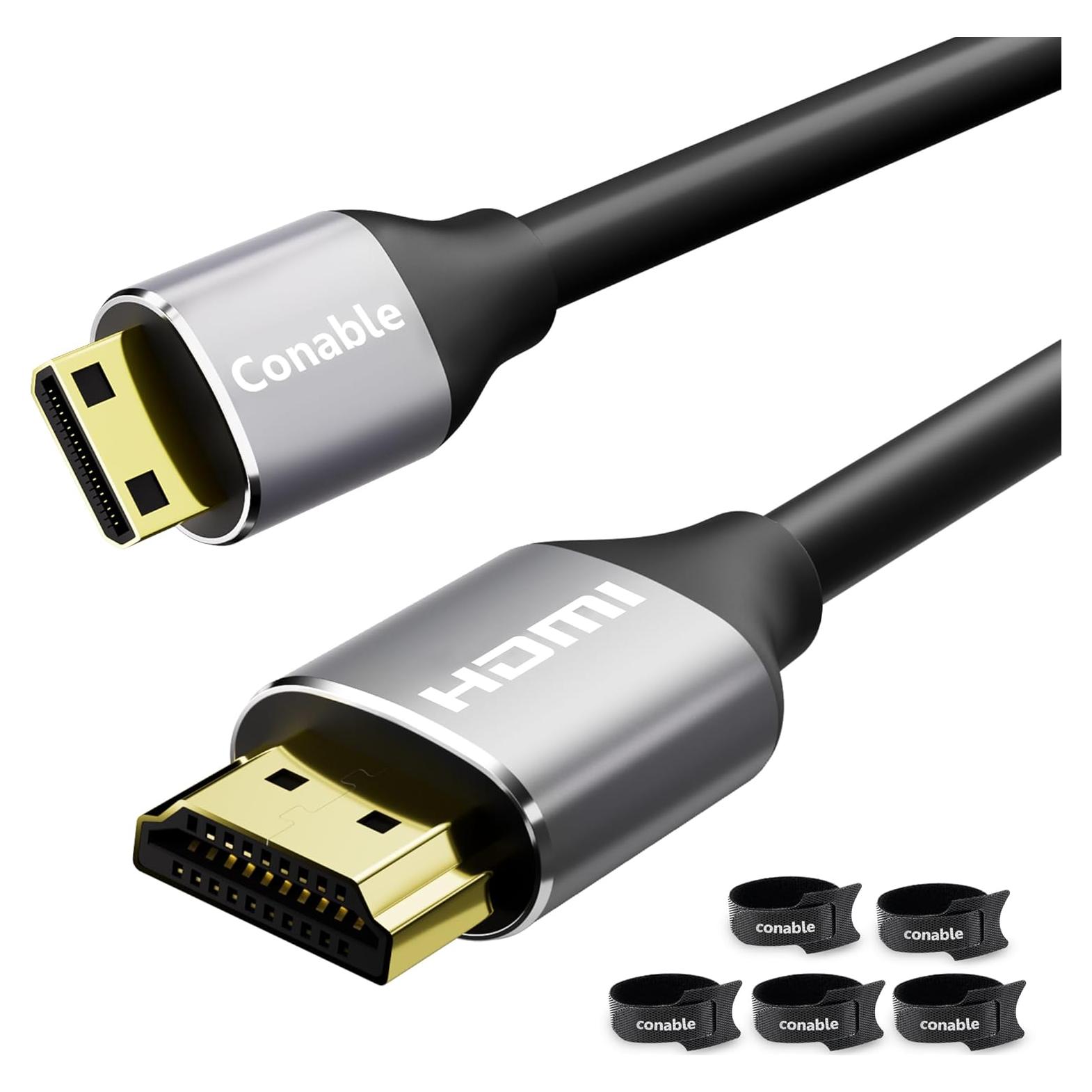 Cable HDMI a Mini HDMI 1.83 m Conable 4K 60Hz Alta Velocidad
