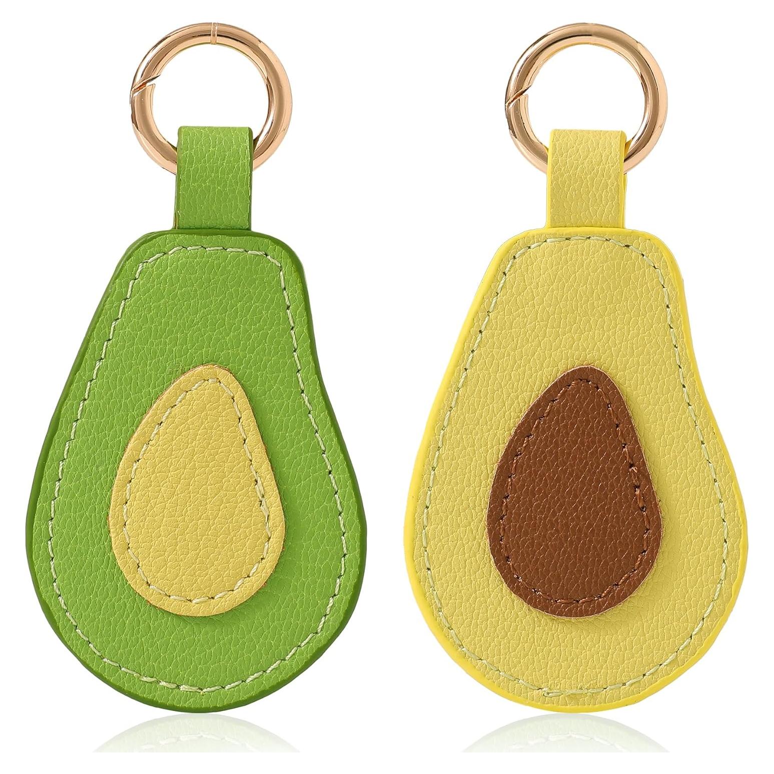 Funda de cuero para AirTag VANTOO con llavero y diseño elegante