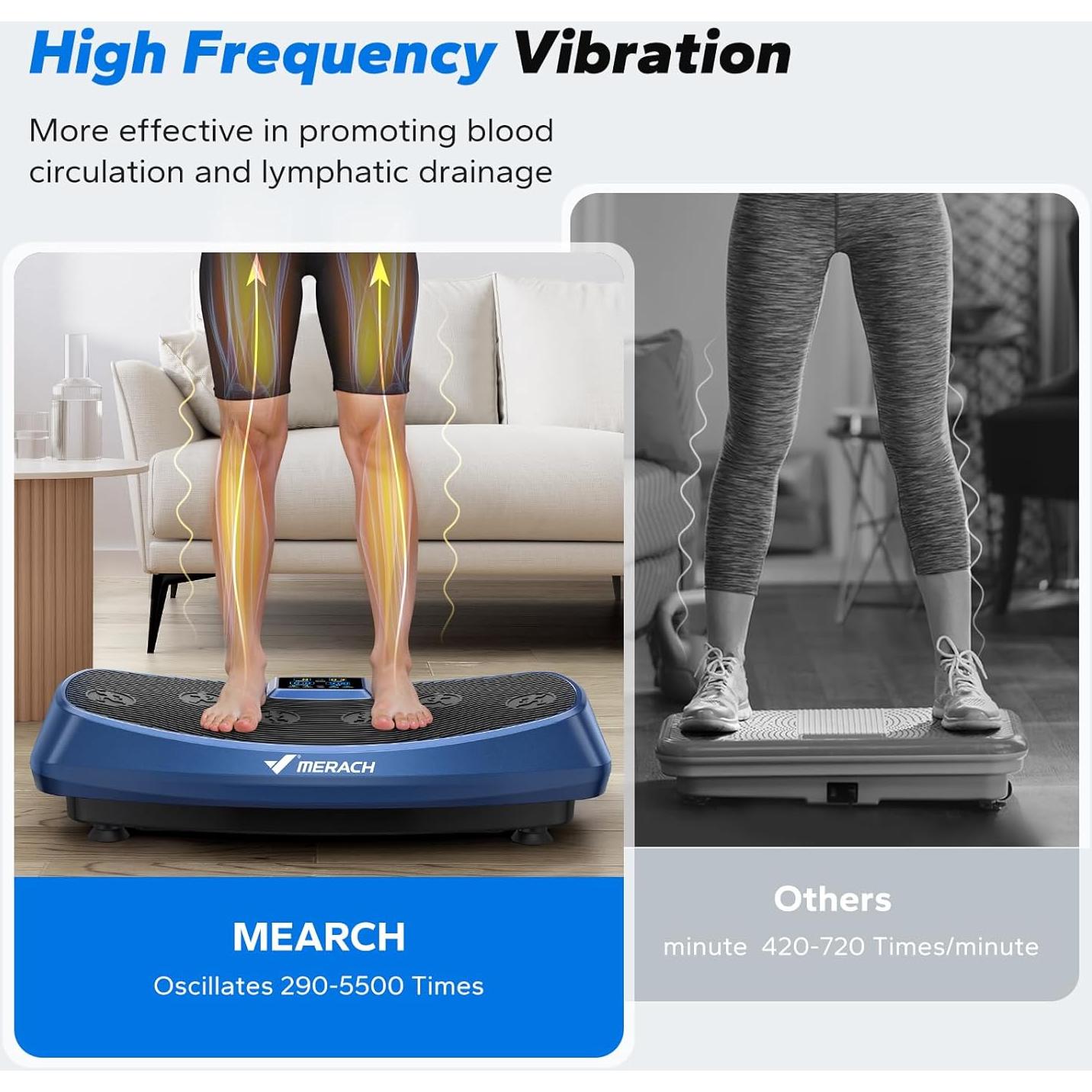 Máquina de Ejercicio de Placa de Vibración MERACH MR-2469 3D