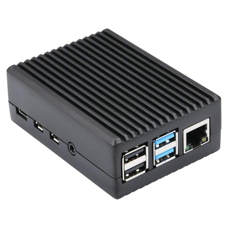 Caja de Aluminio Negra para Raspberry Pi 4 Modelo B Unistorm