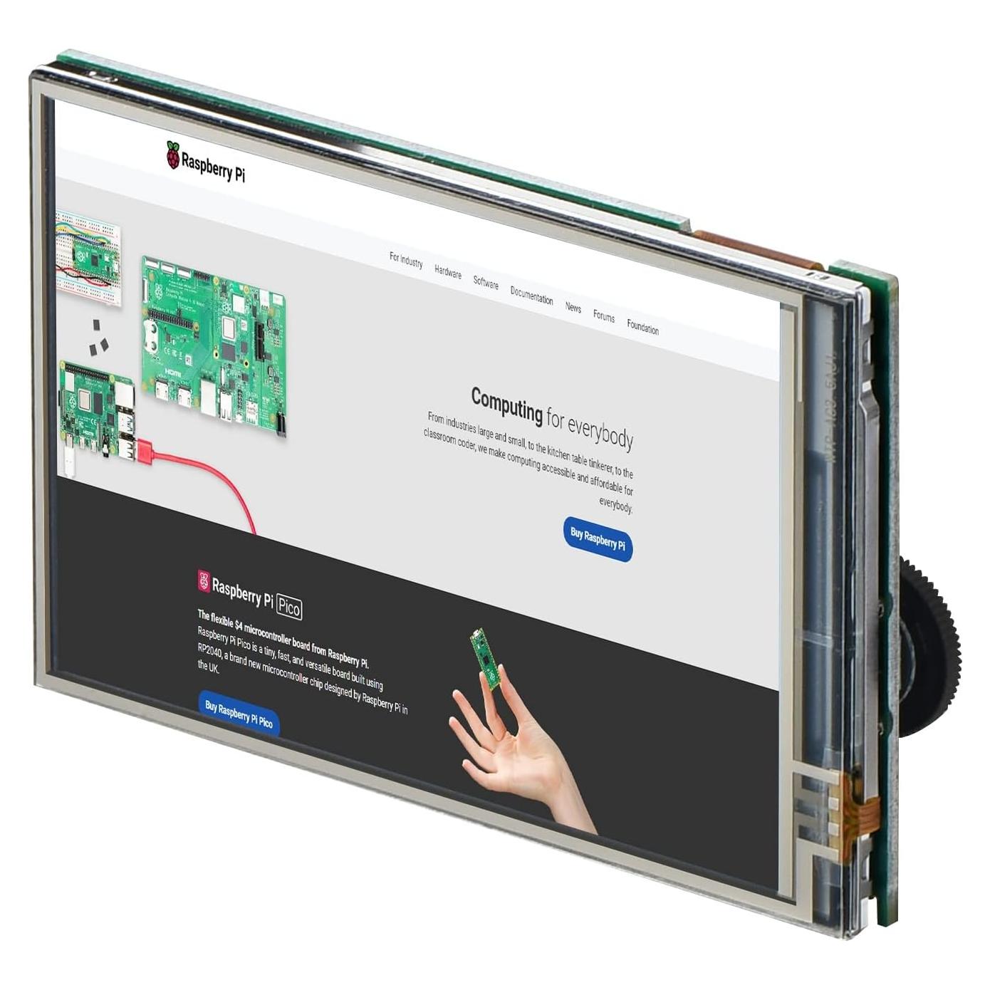 Pantalla Táctil 3.5" iUniker 480x320 para Raspberry Pi Zero